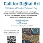 SSD Call for Art Submission Deadline on January 30, 2026